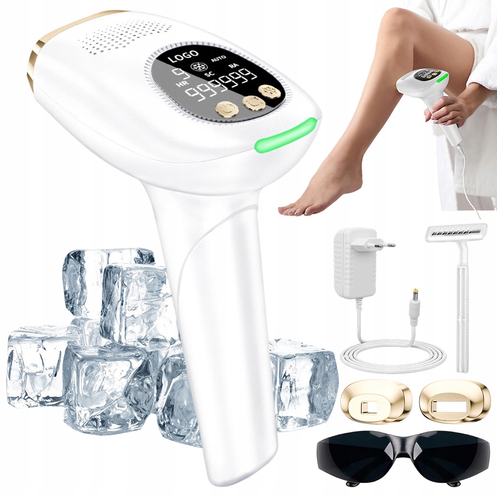 Ipl epilátor Ipl Bezbolestný pro obličejové bikiny a nohy Domácí Dárek