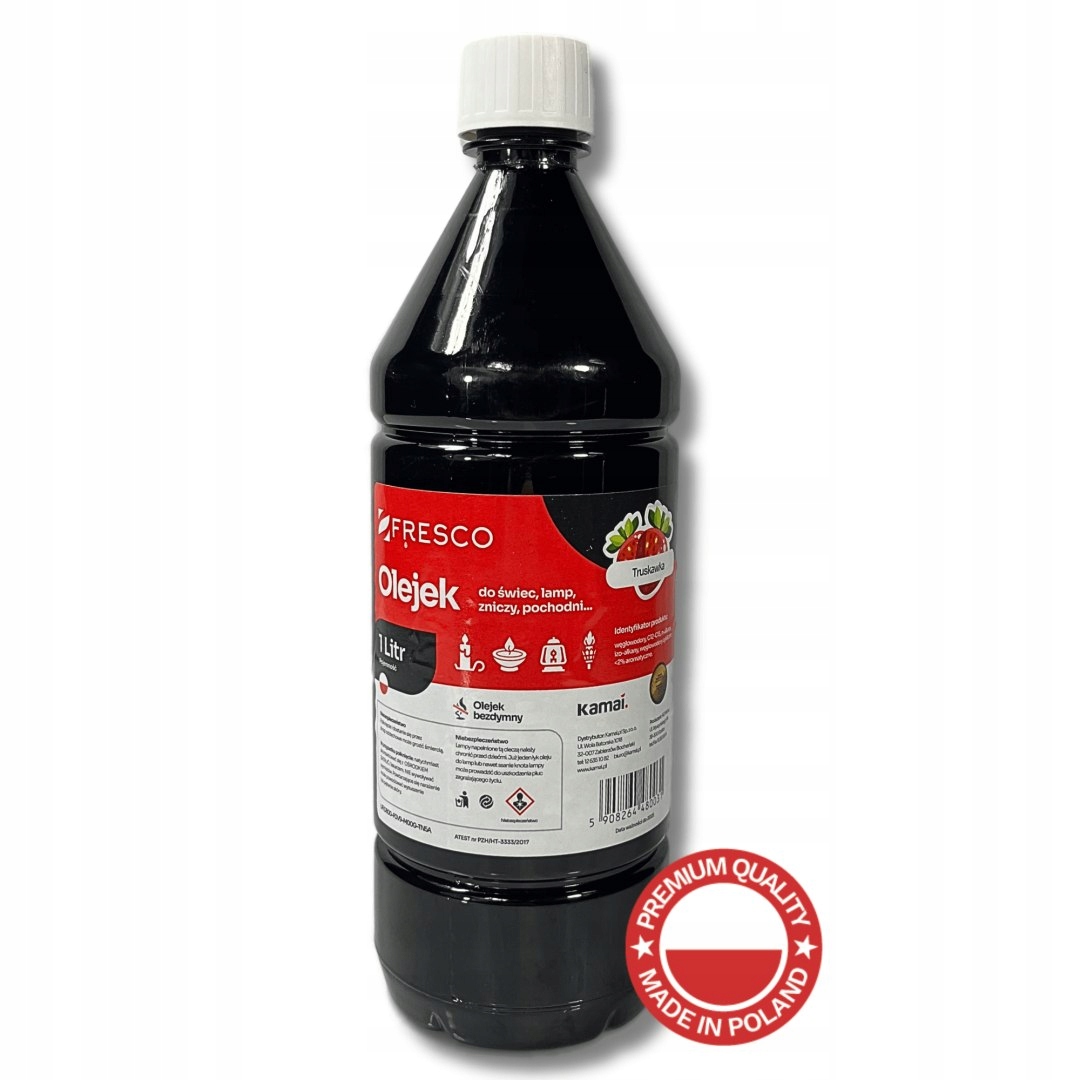 PALIWO OLEJ DO LAMP, POCHODNI I ŚWIEC 1,0L TRUSKAWKA Marka AIG MIX