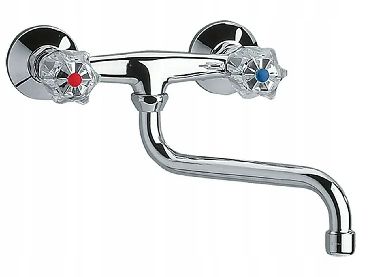 Nástěnná dvoupáková baterie Mixomat Brillant, chrom N