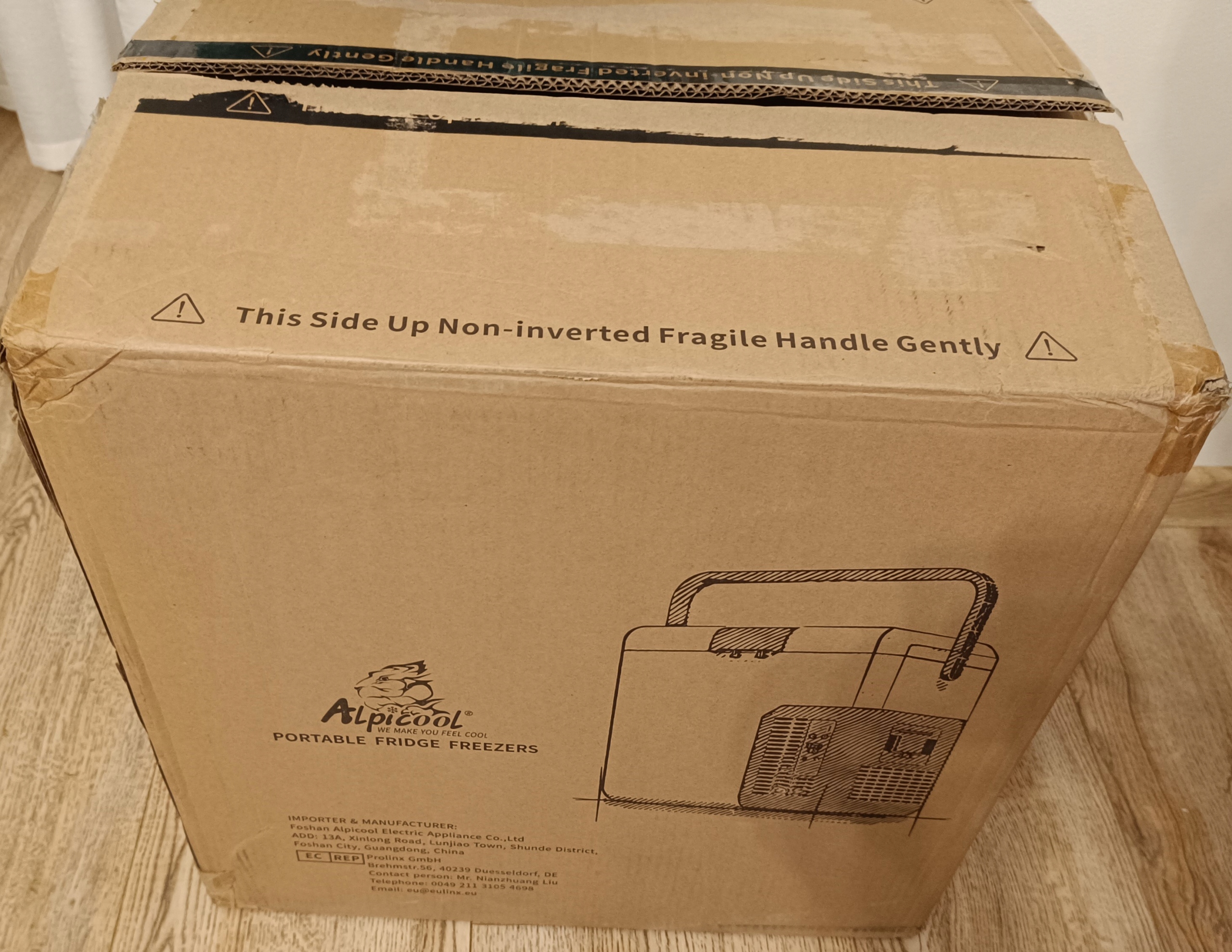 ALPICOOL P18 LODÓWKO-ZAMRAŻARKA TURYSTYCZNA 18L 12-24V SZARA -20 do +20 Pojemność 18 l