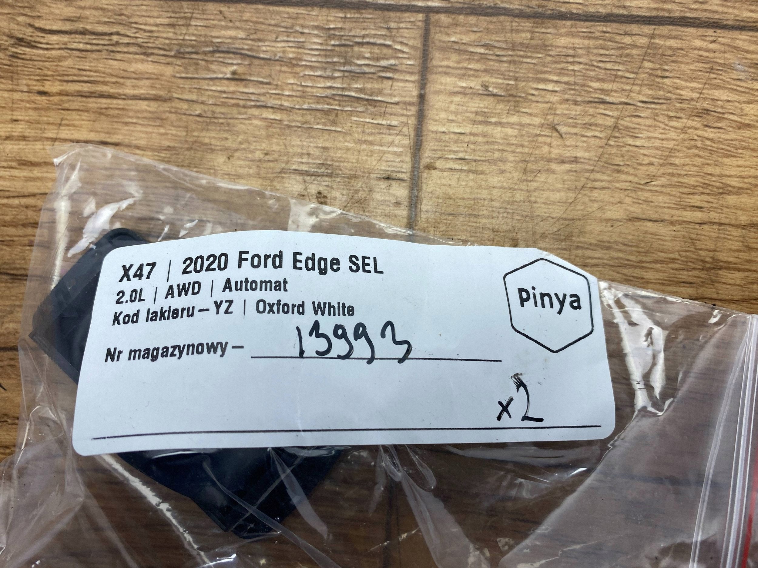 spoiler boot Ford Edge II 2019+