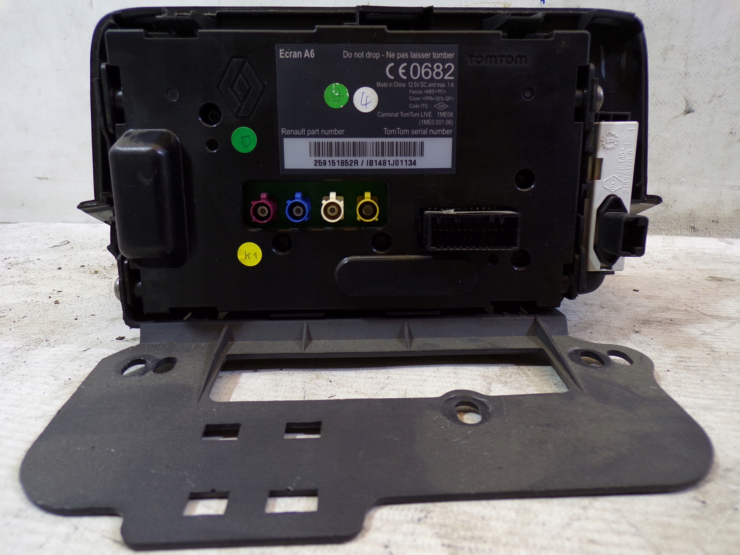 display navigation devices RENAULT CLIO 3 III LIFT 259151852R