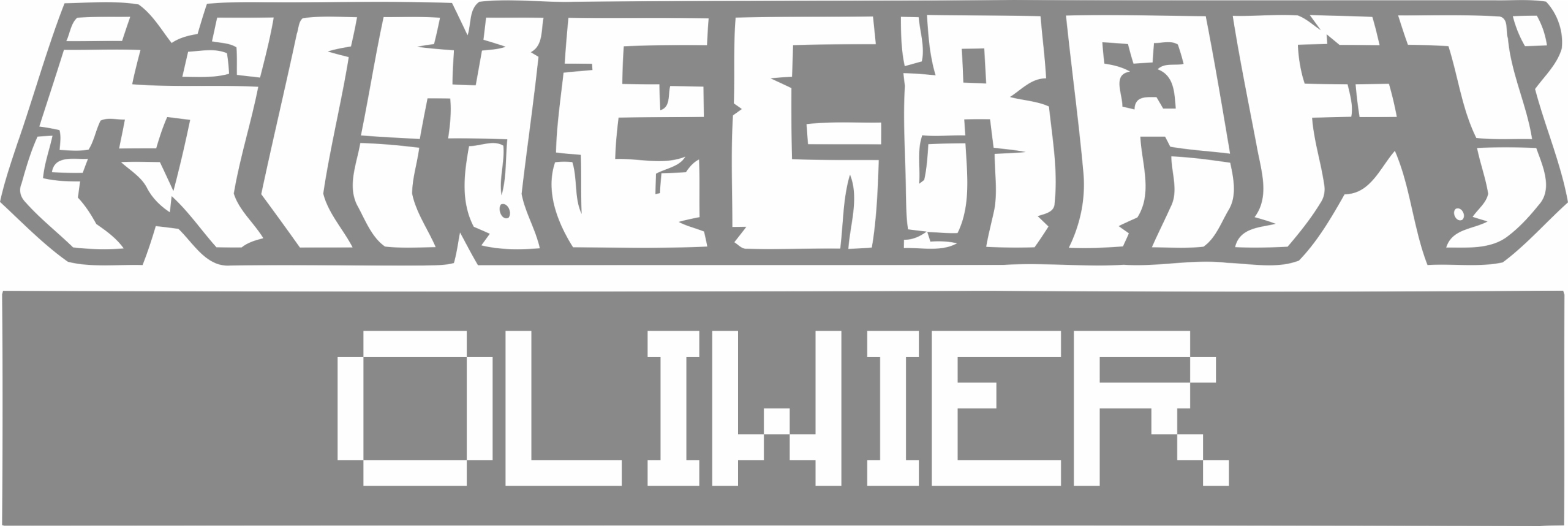 MINECRAFT Creeper Imię Naklejka ścienna 57NW M Marka bez marki