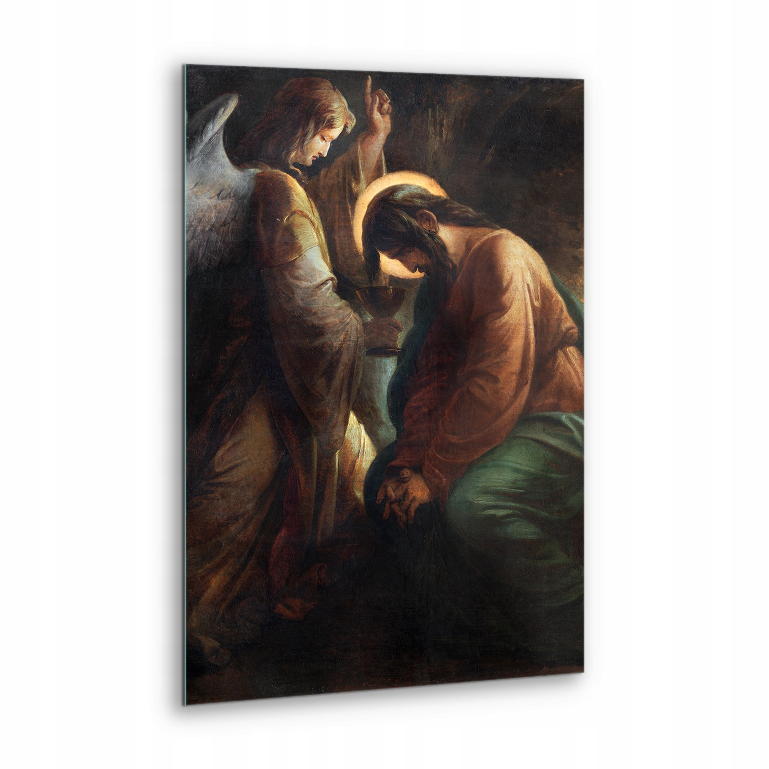 Obraz na skle dárek Ježíš modlitba v zahradě