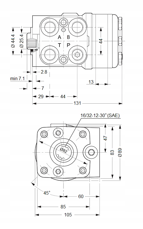 ORBITROL OSPC 100 ON 150N2151 URSUS HYDROLIDER Weight with packaging 7 kg