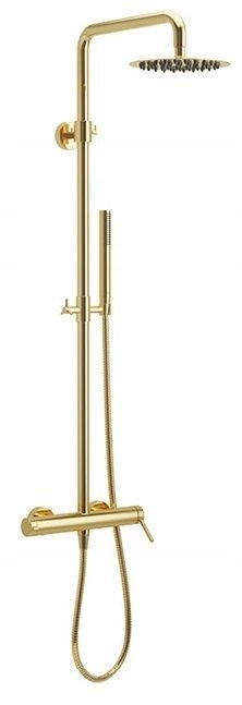 Zlatá sprchová kolóna Rain Pi – elegancia a funkčnosť