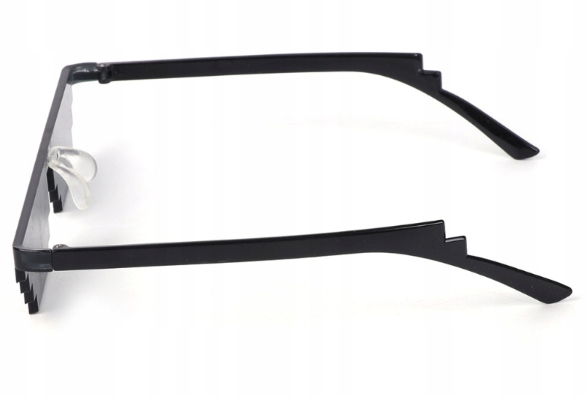 OKULARY PRZECIWSŁONECZNE THUG LIFE PIXEL MINECRAFT Typ ochrony brak informacji