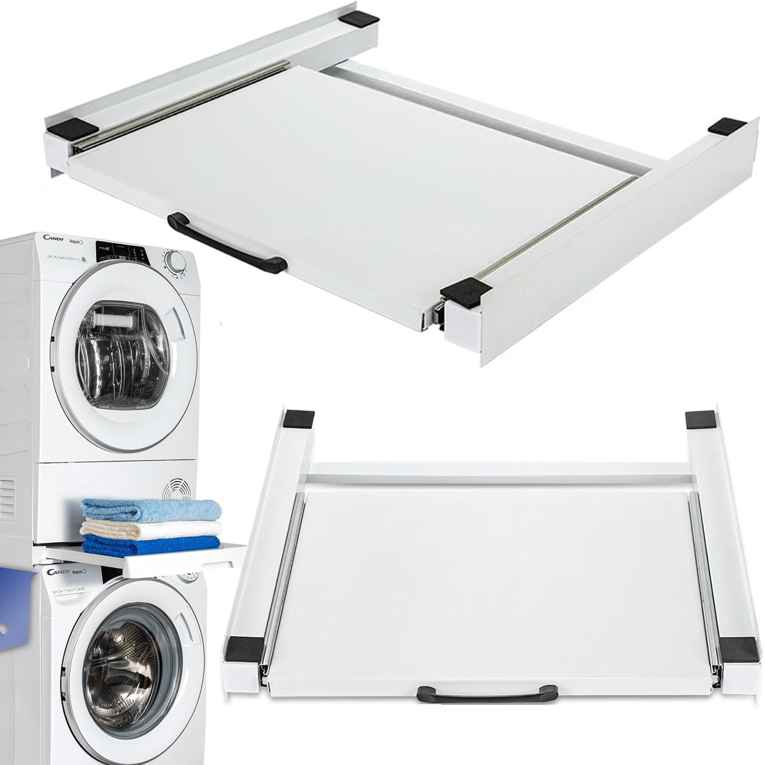 Łącznik pralki z suszarką półka rama łącząca uniwersalny Nośność do 150 kg