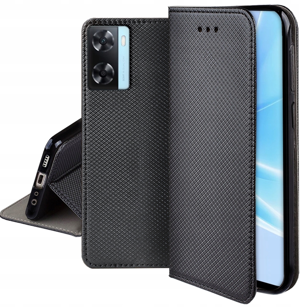 

Etui do Oppo A57 4G A57S Smart Magnet Szkło