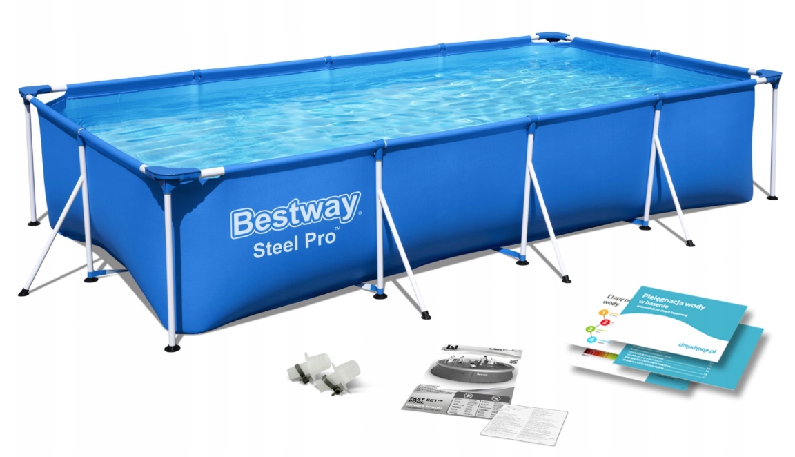 BASEN STELAŻOWY 400x211x81BESTWAY 56405 Prostokątny