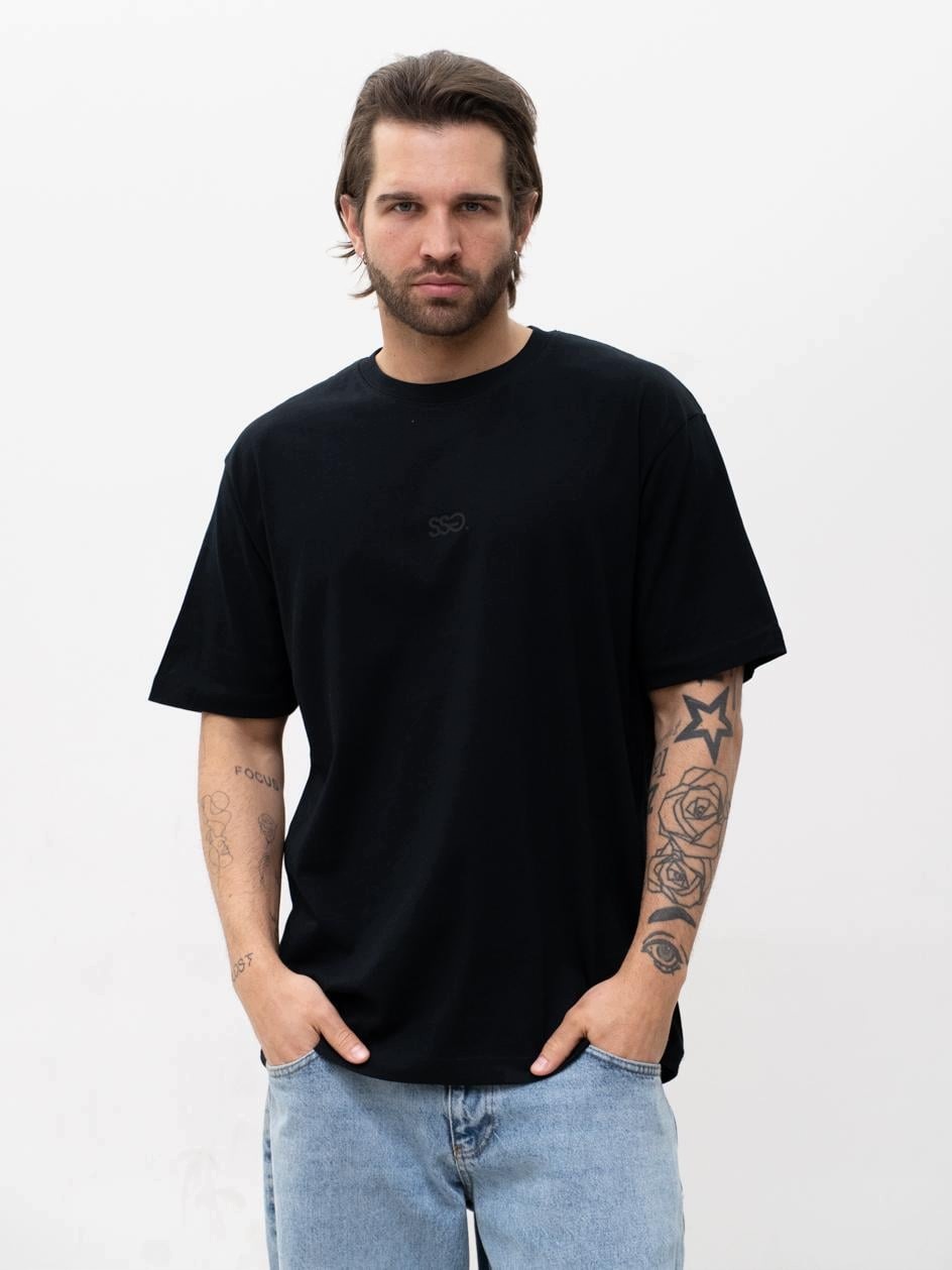 Tričko s krátkým rukávem Oversize Pánské Černé Ssg Small Rubber Logo XL