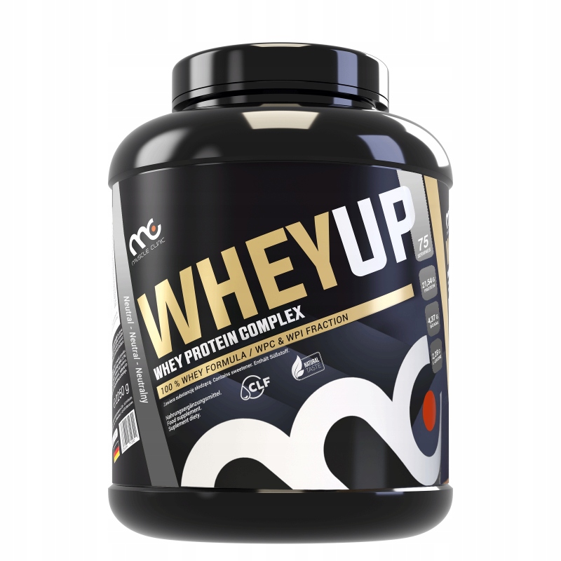 Muscle Clinic Whey Up 2250 g Wpc syrovátkový koncentrát čistý Top