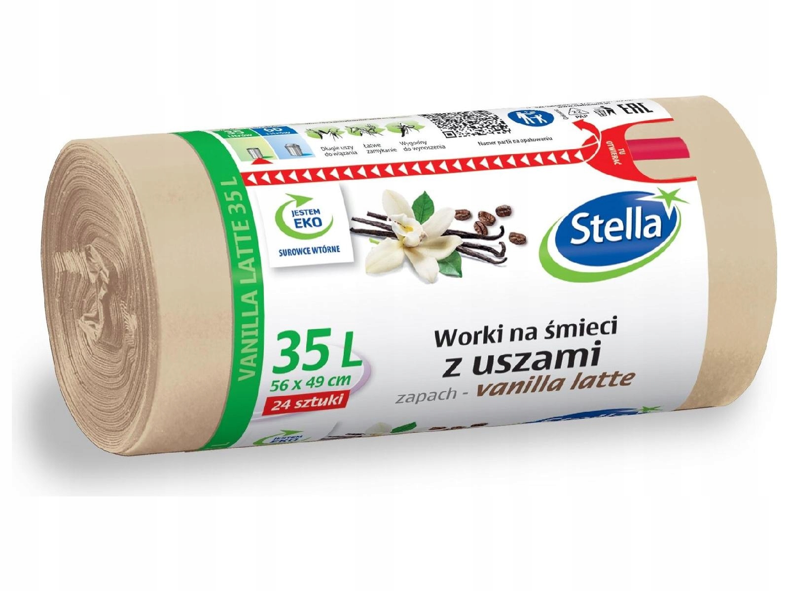

Stella Worki na śmieci z uszami -24szt 1op. 35L