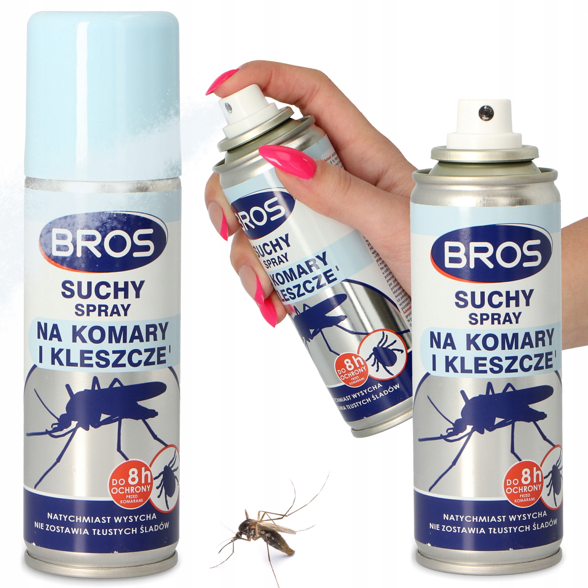 

Spray Suchy Preparat Środek Komary Kleszcze 90 ml