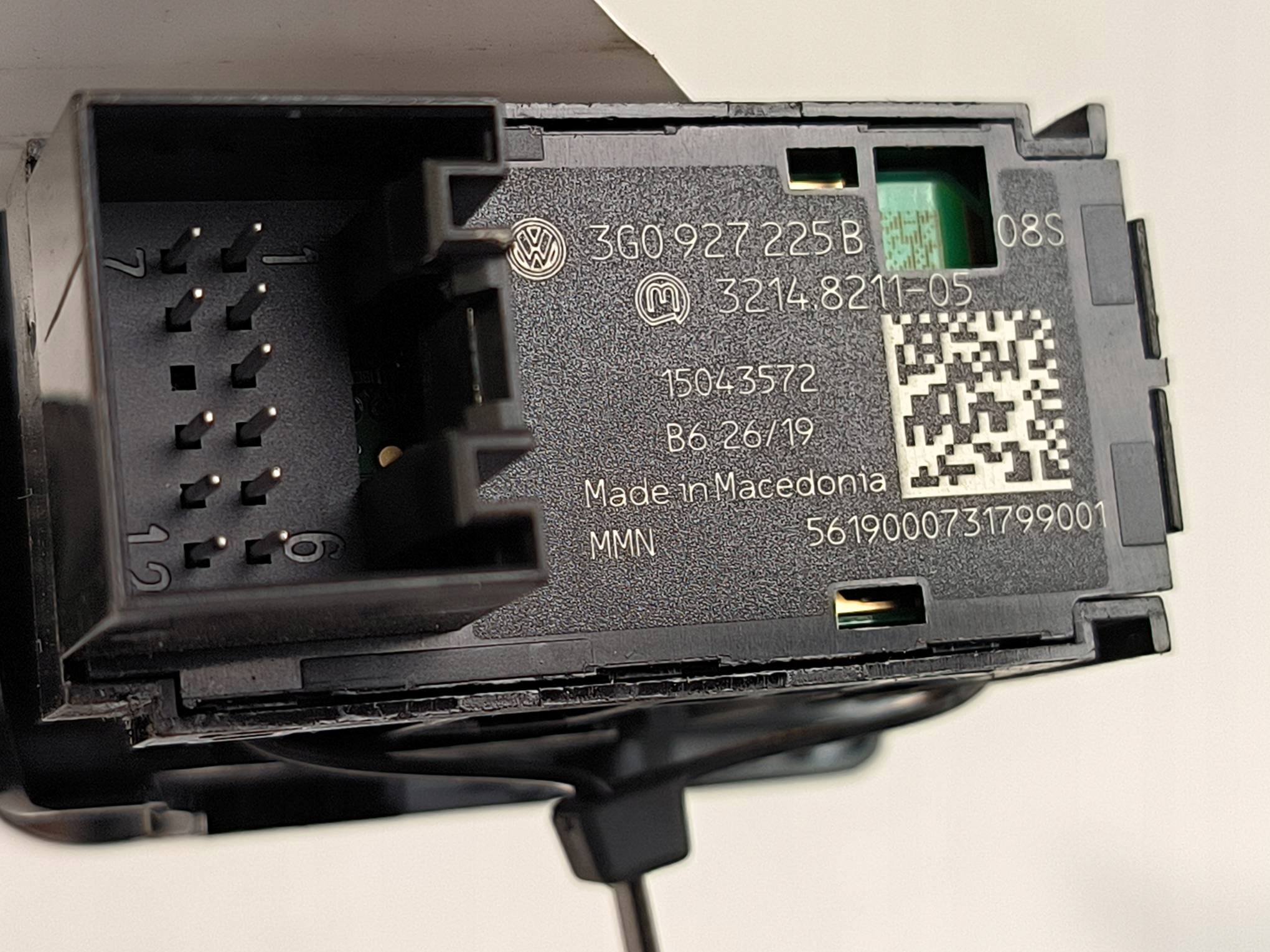 button 3G0927225B VOLKSWAGEN PASSAT B8 LIFT