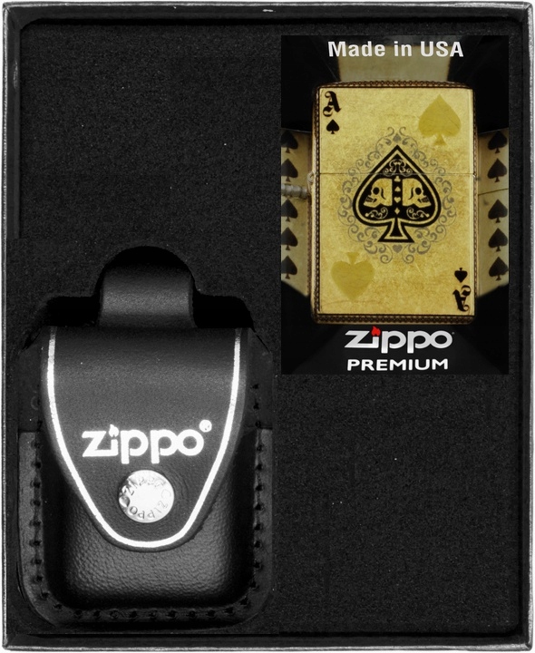 Dárková sada Zapalovač Zippo Ace Of Spades č. 3