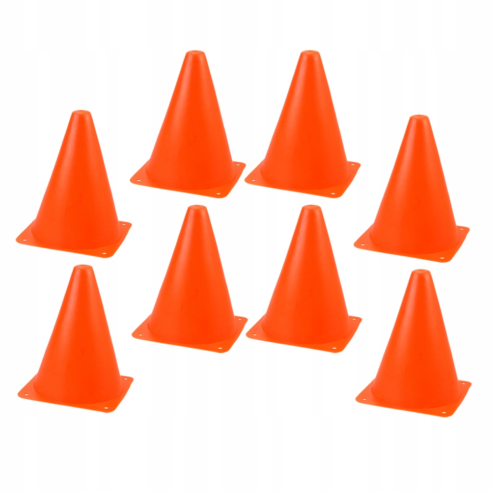 8 SZT. MAŁYCH PACHOŁKÓW DO ROLKÓW SPORTOWYCH PACHOŁKI TRENINGOWE PRZENOŚNE PIŁKA NOŻNA Długość (cm) 18