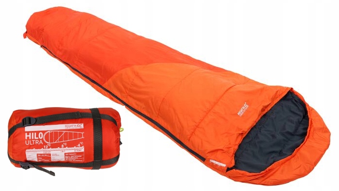 Spací pytel mumie Regatta Hilo RCE402 H0Y oranžový 80 x 220 cm