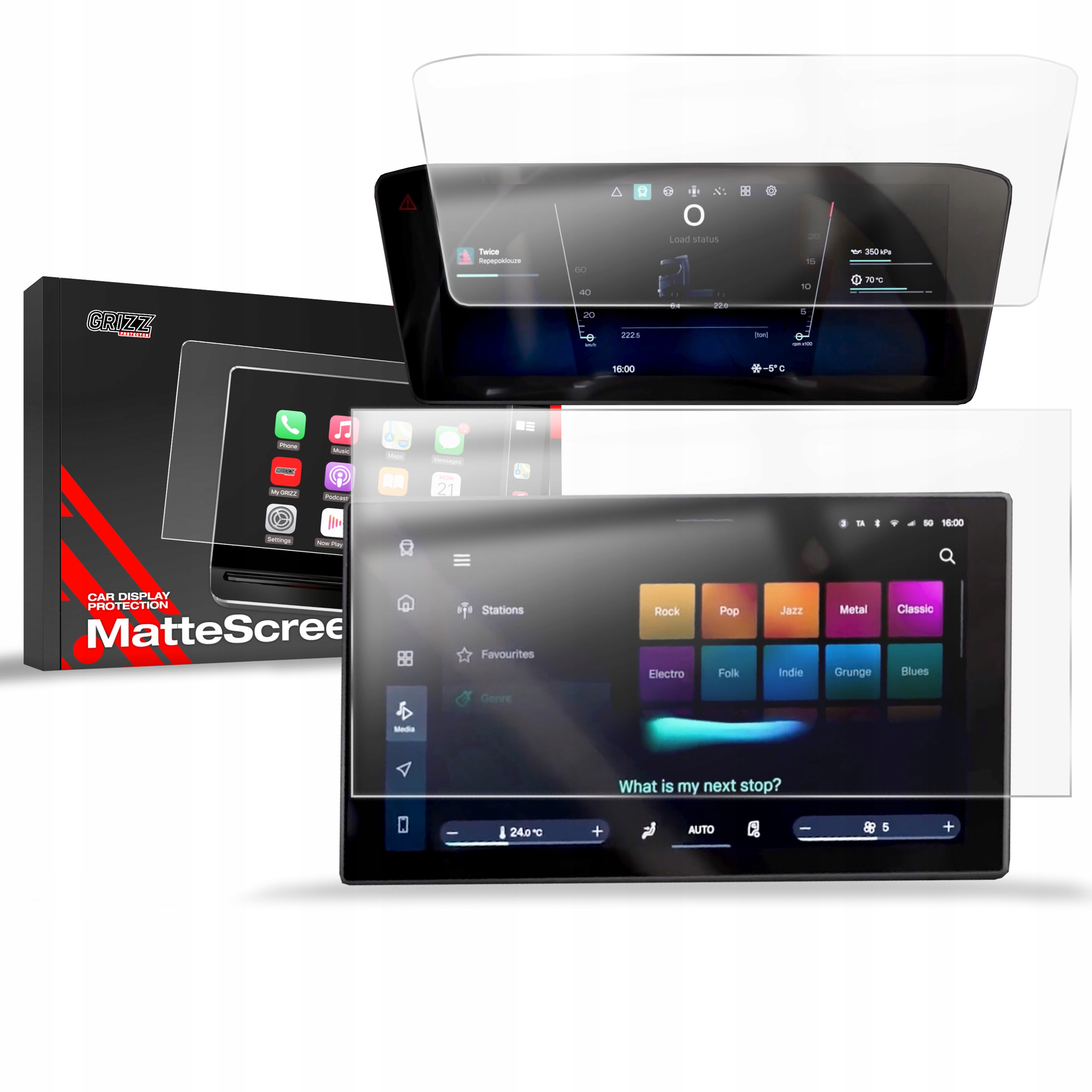 2w1 Folia Antyodciskowa do Scania G 12,9" (2024-2025)