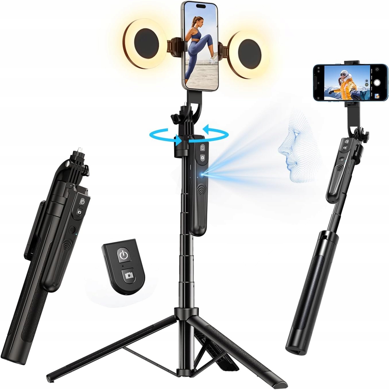 YAyusi Automatický stativ pro sledování obličeje o 360°
