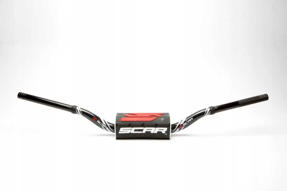 Scar Racing Volant 28,6 MM Model Rc Bend Farba Čierna/biela Špongia Farba