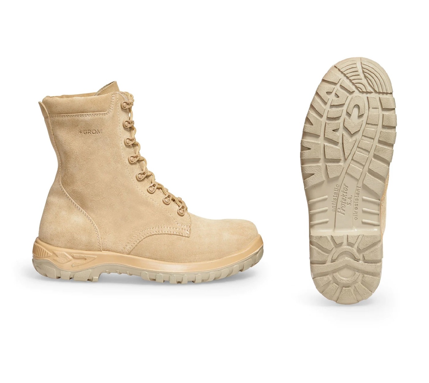 Vojenské taktické boty Protektor Grom Light Desert 01-000920 Polské