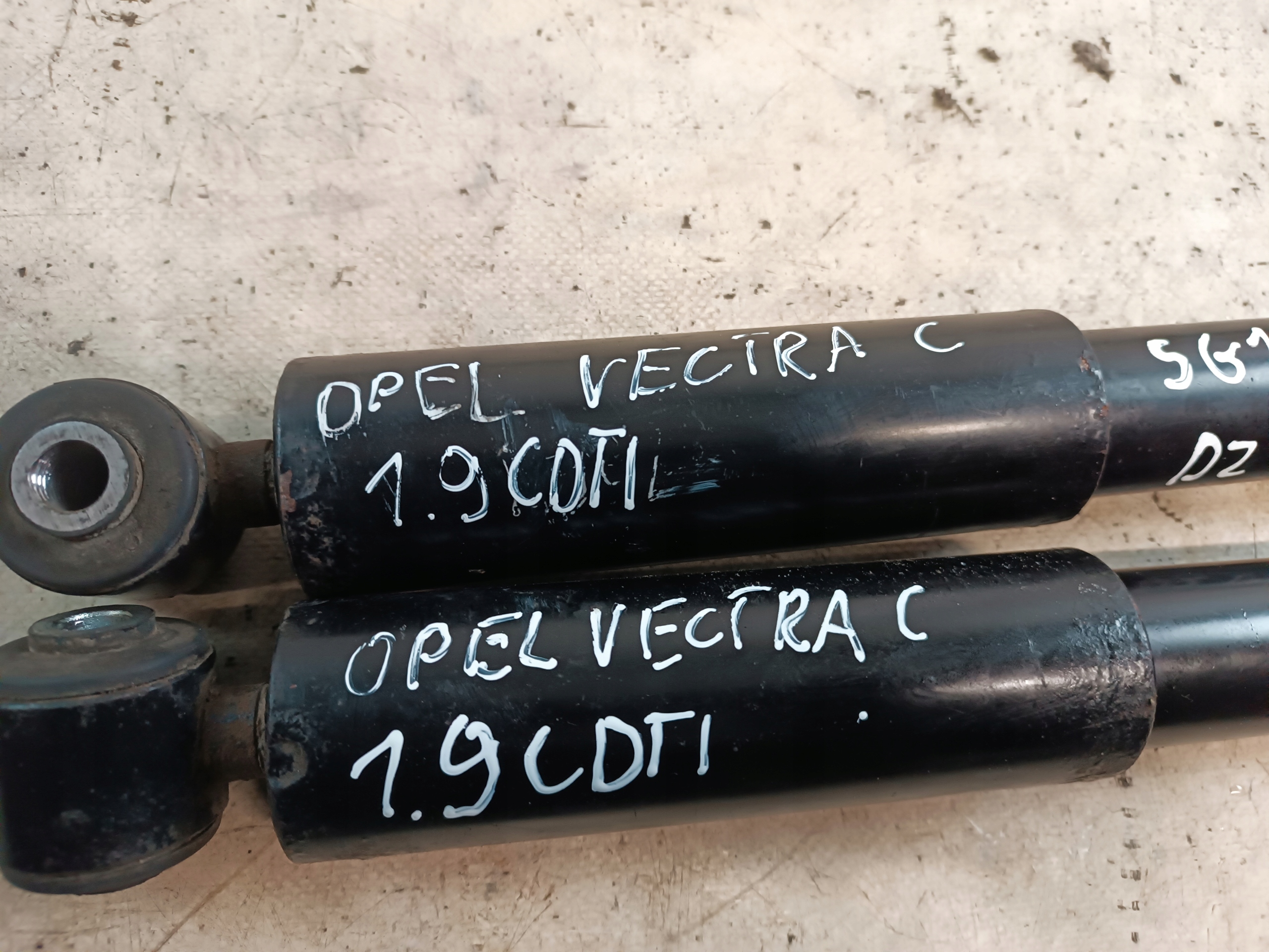 shock absorbers rear part OPEL VECTRA C