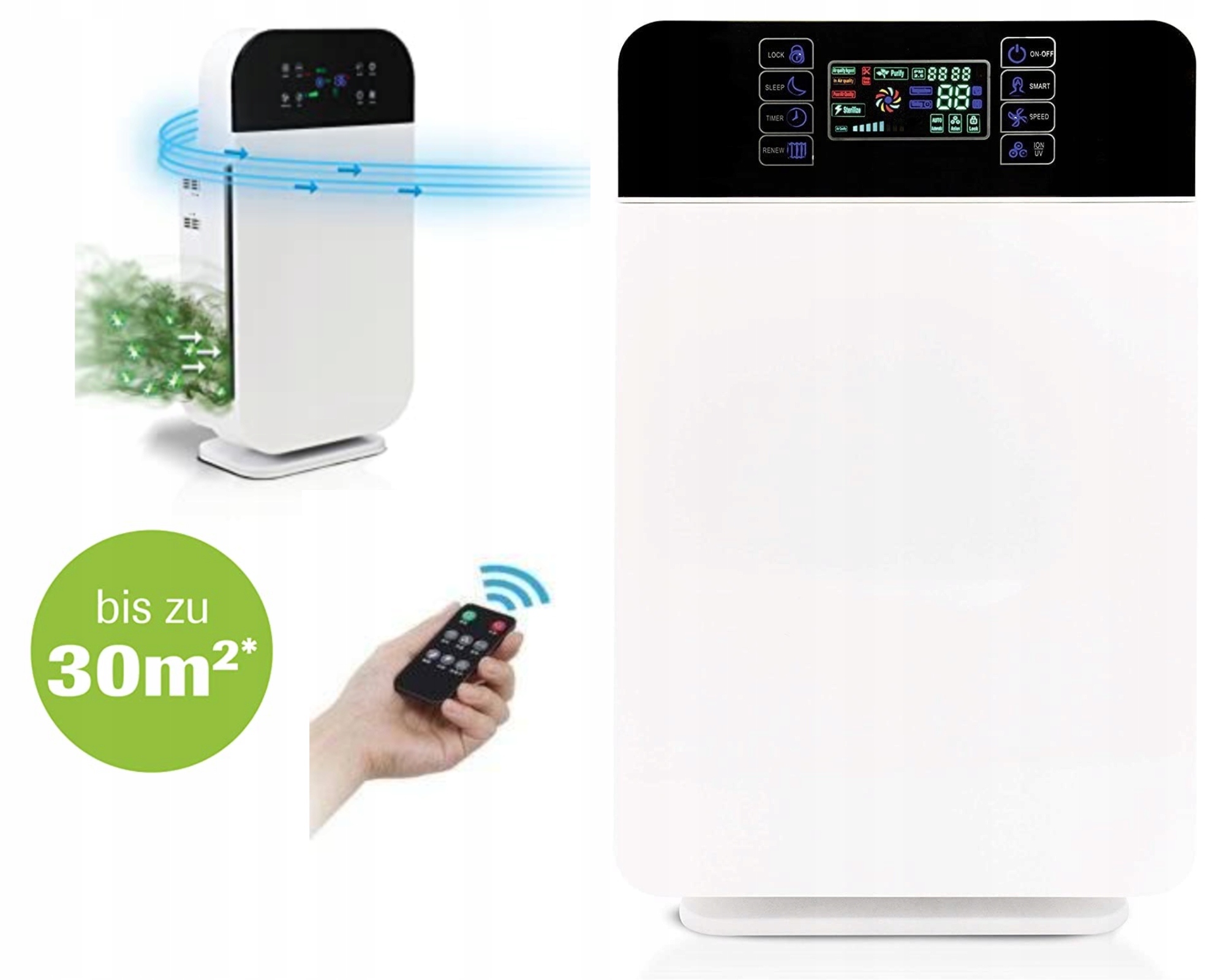 Čistička vzduchu Livington 30 m2 System 6 Filtr