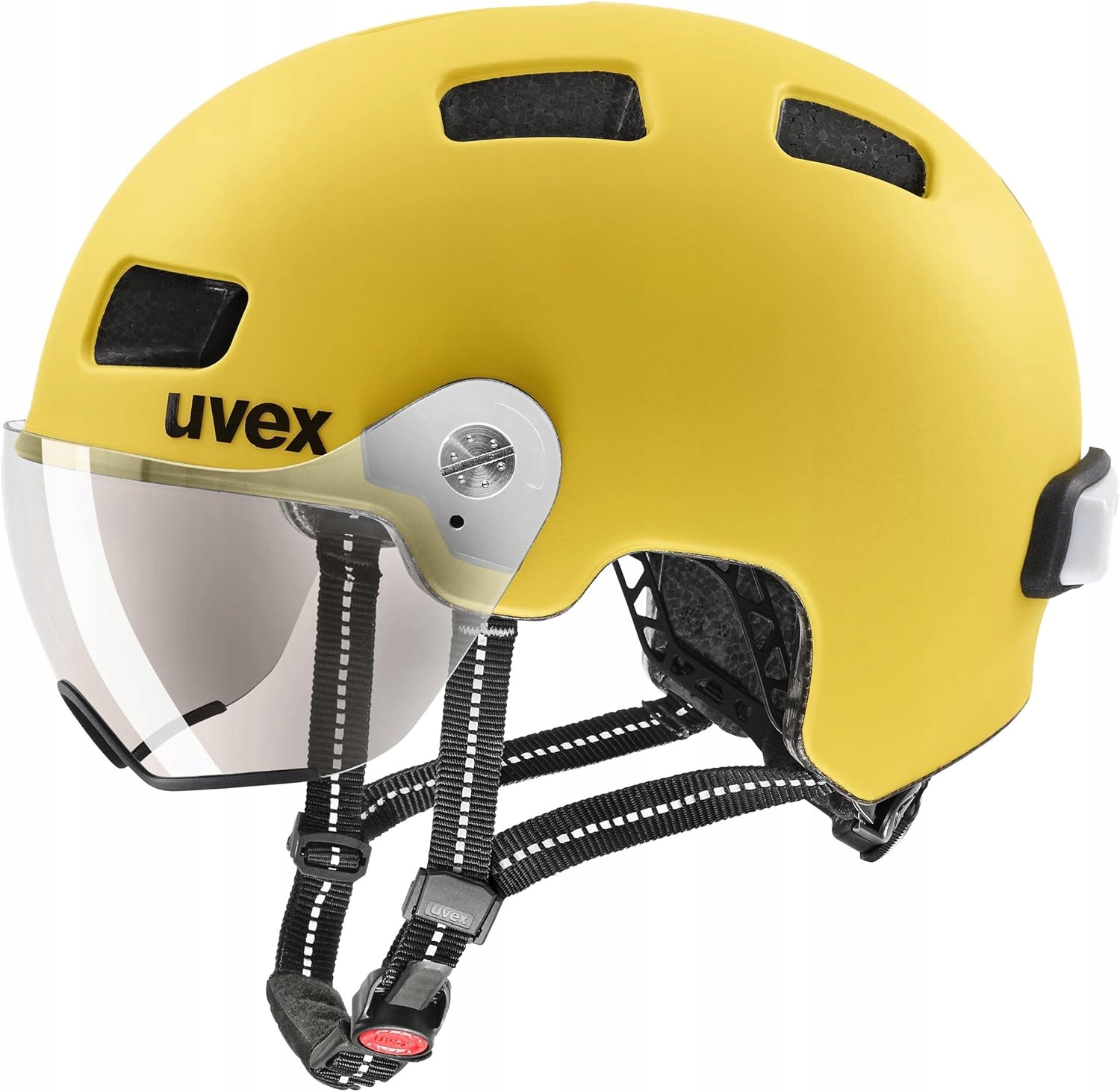 Cyklistická přilba Uvex Rush Visor Sunbee Matt L 58-61 cm