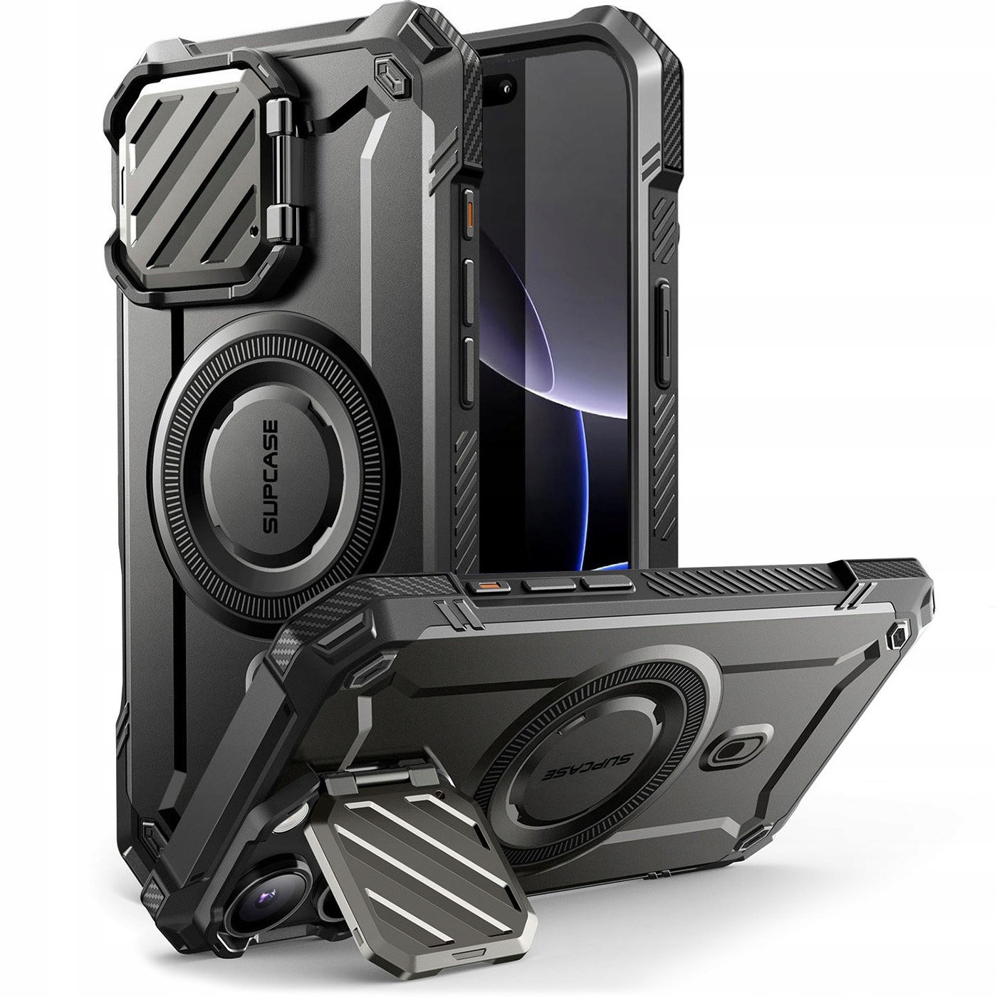 Etui do iPhone 16 Pro Max, Supcase Ub Mag Xt CC, do MagSafe, solidne plecki