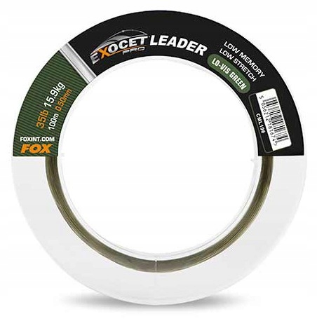 Strzałówka Fox Exocet Pro Leader Lo-Vis Green 80m 0,70mm Średnica (mm): 0.7