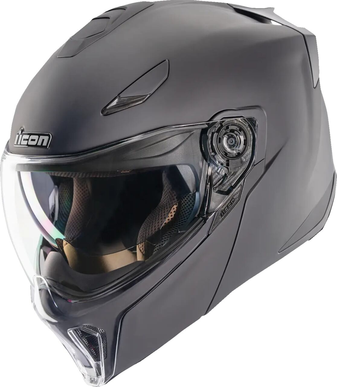Prilba Icon Threshold Solid Modular Helmet Black Matte XL