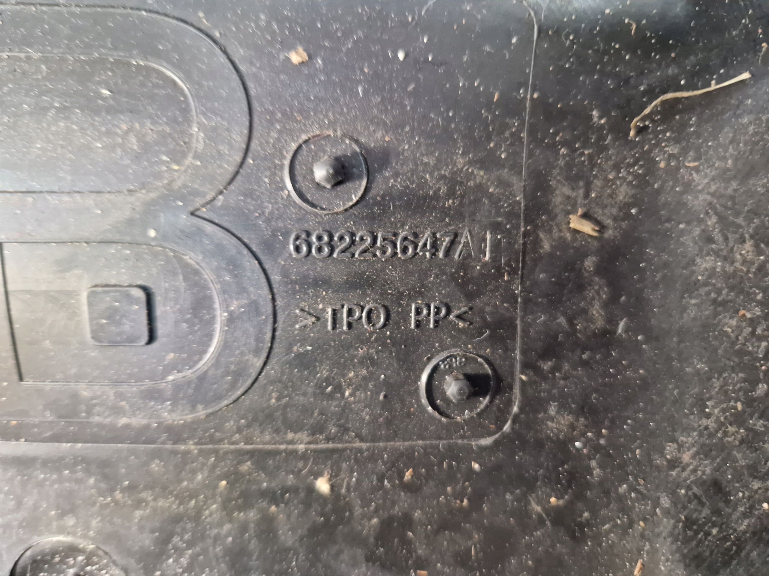 CHRYSLER PACIFICA II 16- hangszigetelő DESKI KOKPITU 68225647AJ