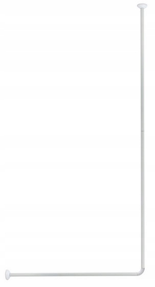 Drążek Prysznicowy Kątowy 80 x 180 cm AWD02100816