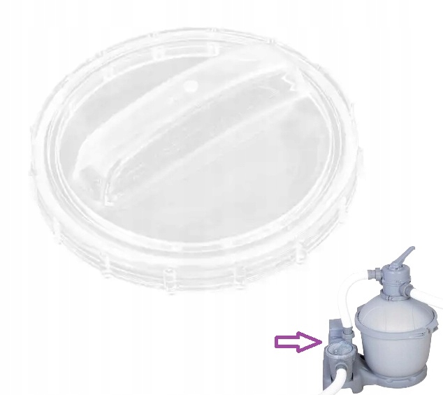 Kryt víka filtru pískové pumpy 58256 Bestway, zátka u motoru