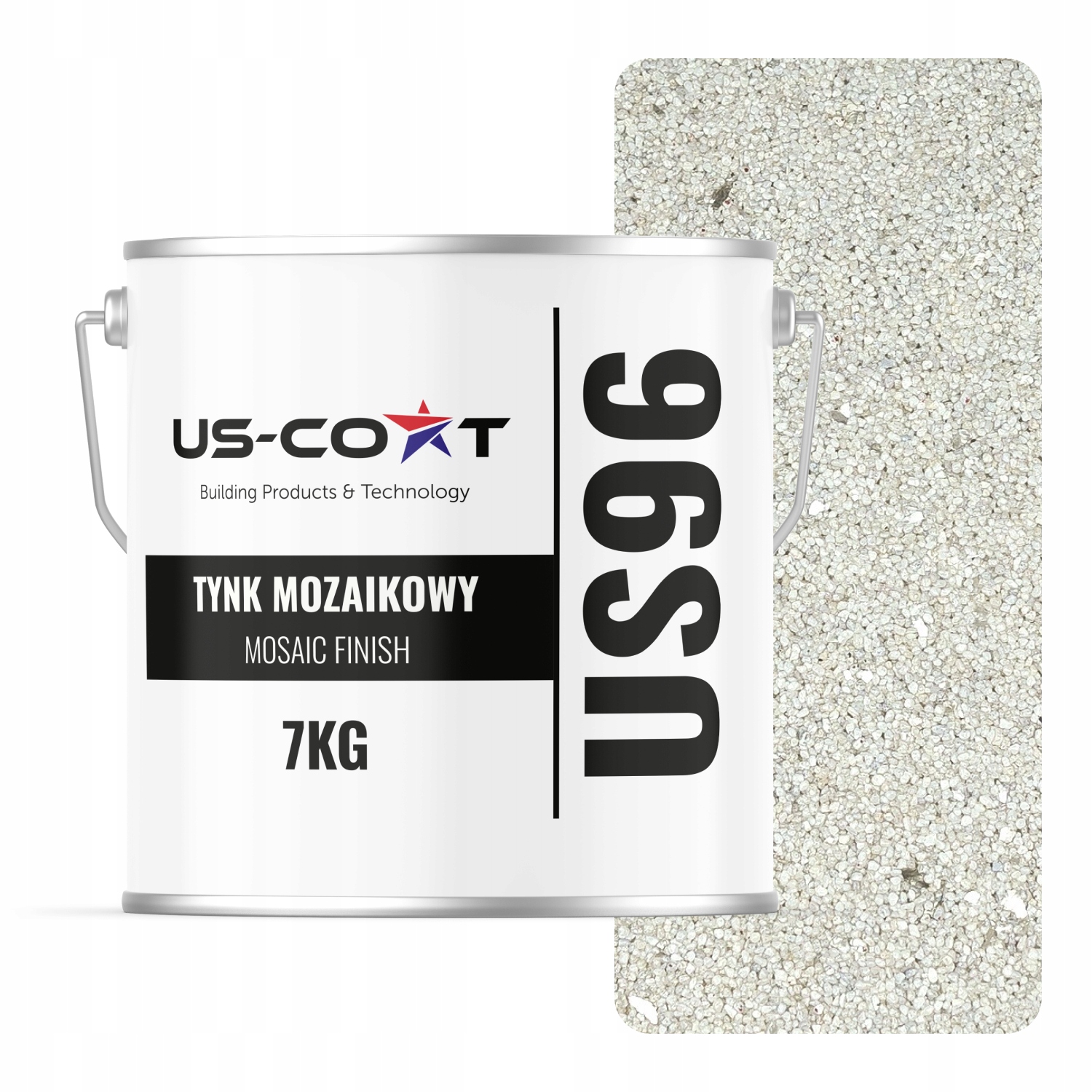 Mozaiková Omítka Mozaika 7 Kg Bílá Se Stříbrnou Slídou M07 Pryskyřičná Prémiová