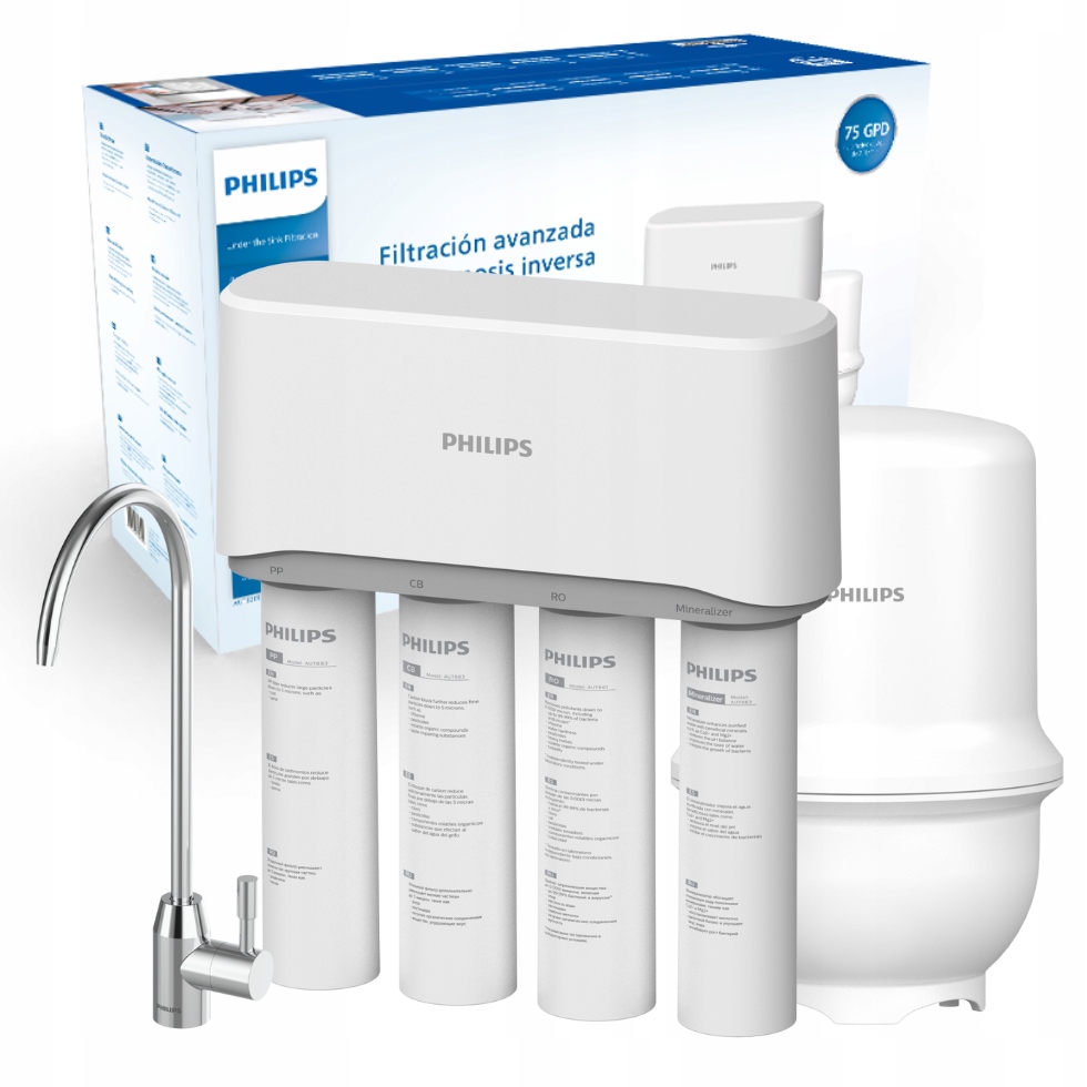 Filtr wody Philips AUT3268 Odwrócona osmoza pod zlew z mineralizatorem