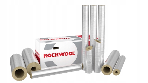 Otulina ROCKWOOL wełna mineralna 15/20 mm 800 ALU MB 1.5/2 cm