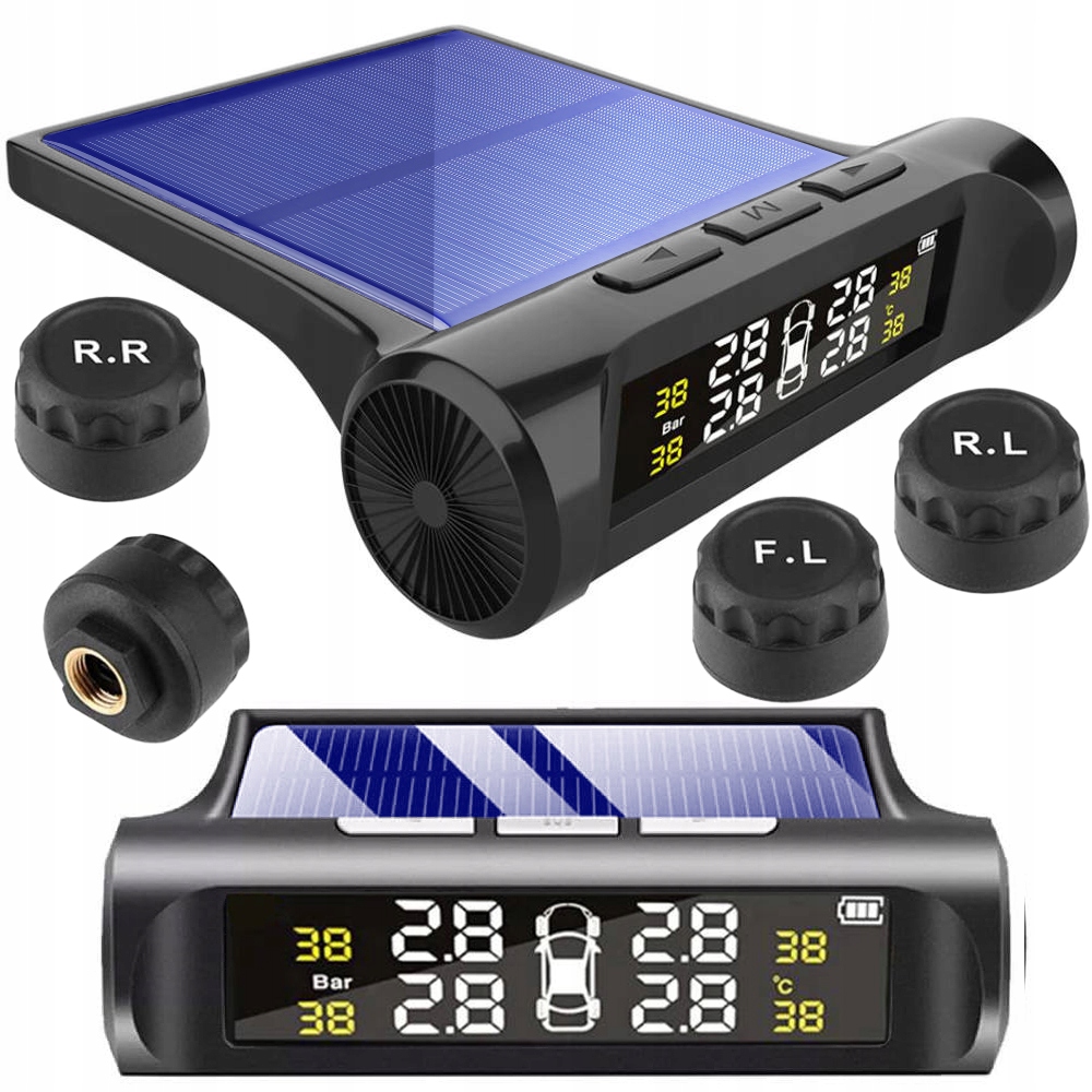 СОНЯЧНИЙ 4x ДАТЧИК TPMS ДЛЯ ТИСКУ ТА ТЕМПЕРАТУРИ В ШИНАХ У РК-РОЗУМНИХ КОЛЕСАХ