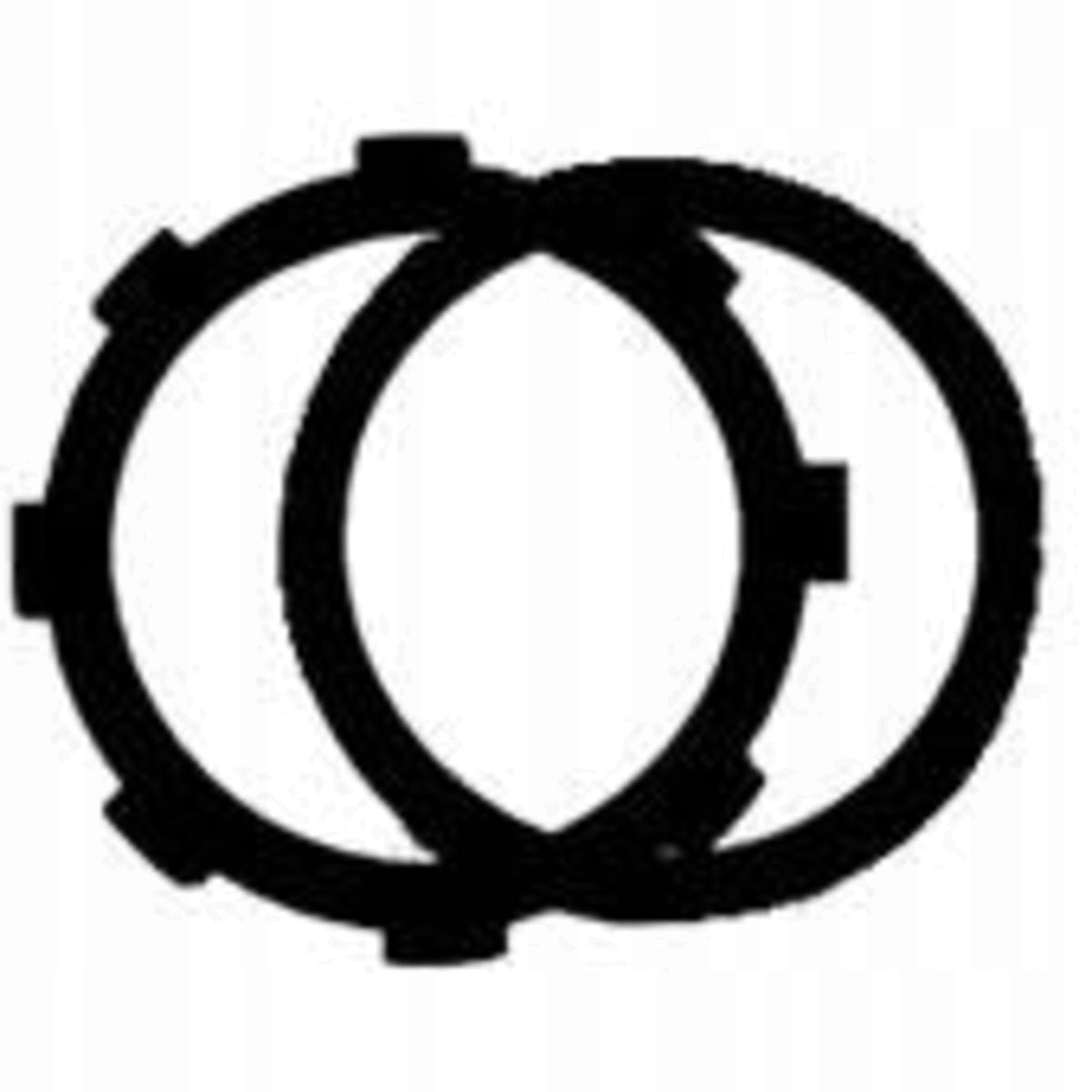 Sada kovových dlaždíc (preložiek) Ferodo FCS0557