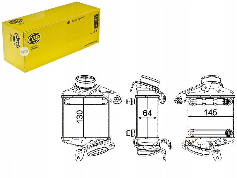 HELLA INTERCOOLER 17517575403 13717575405 7575403