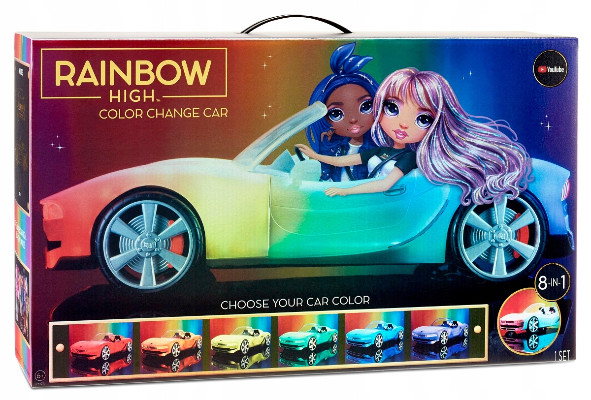 

Rainbow High 574316 samochód zmieniający kolor