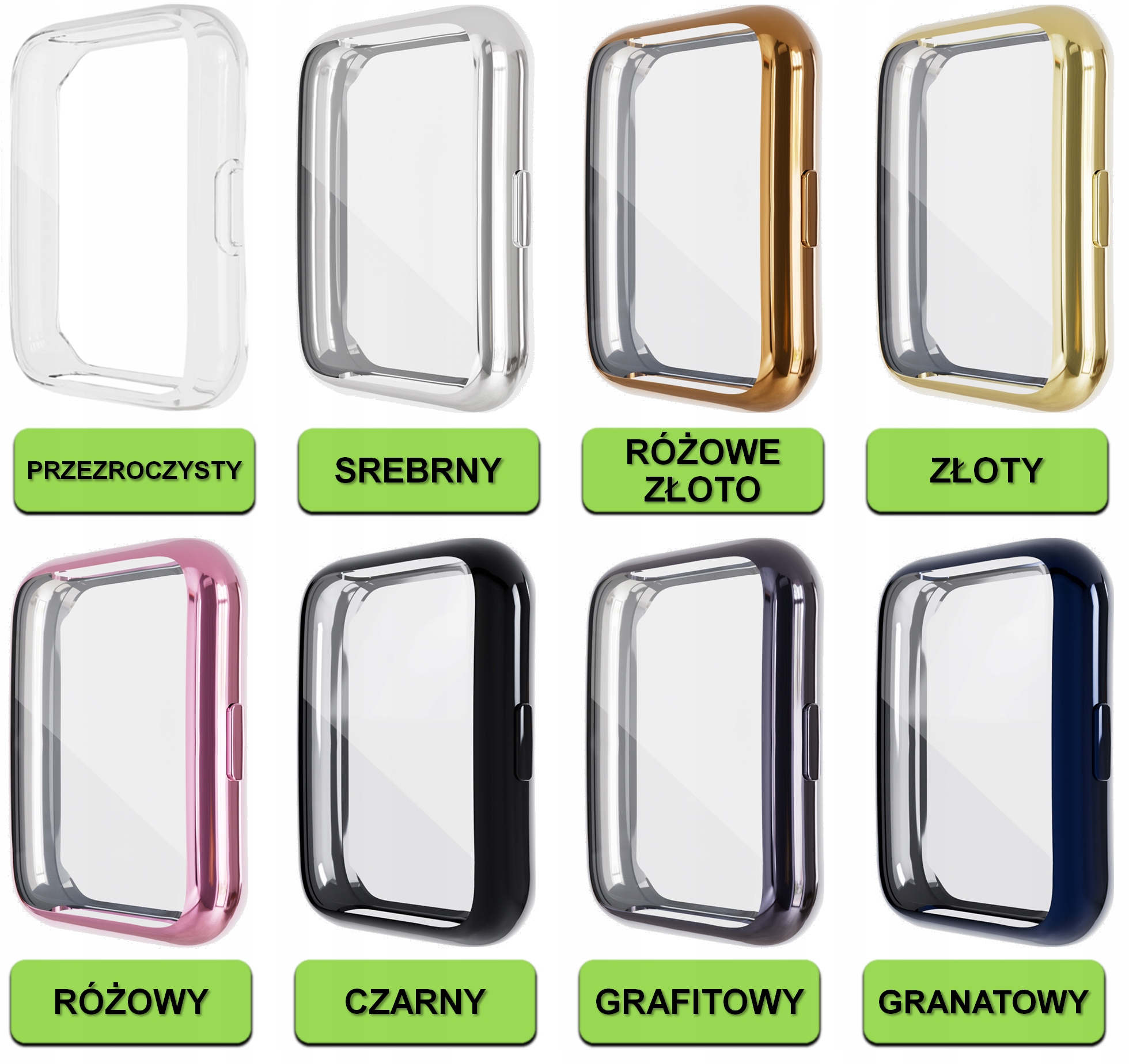 ETUI OCHRONNE CASE 2w1 DO HUAWEI WATCH FIT 2 OBUDOWA NAKŁADKA |8 KOLORÓW Marka inna