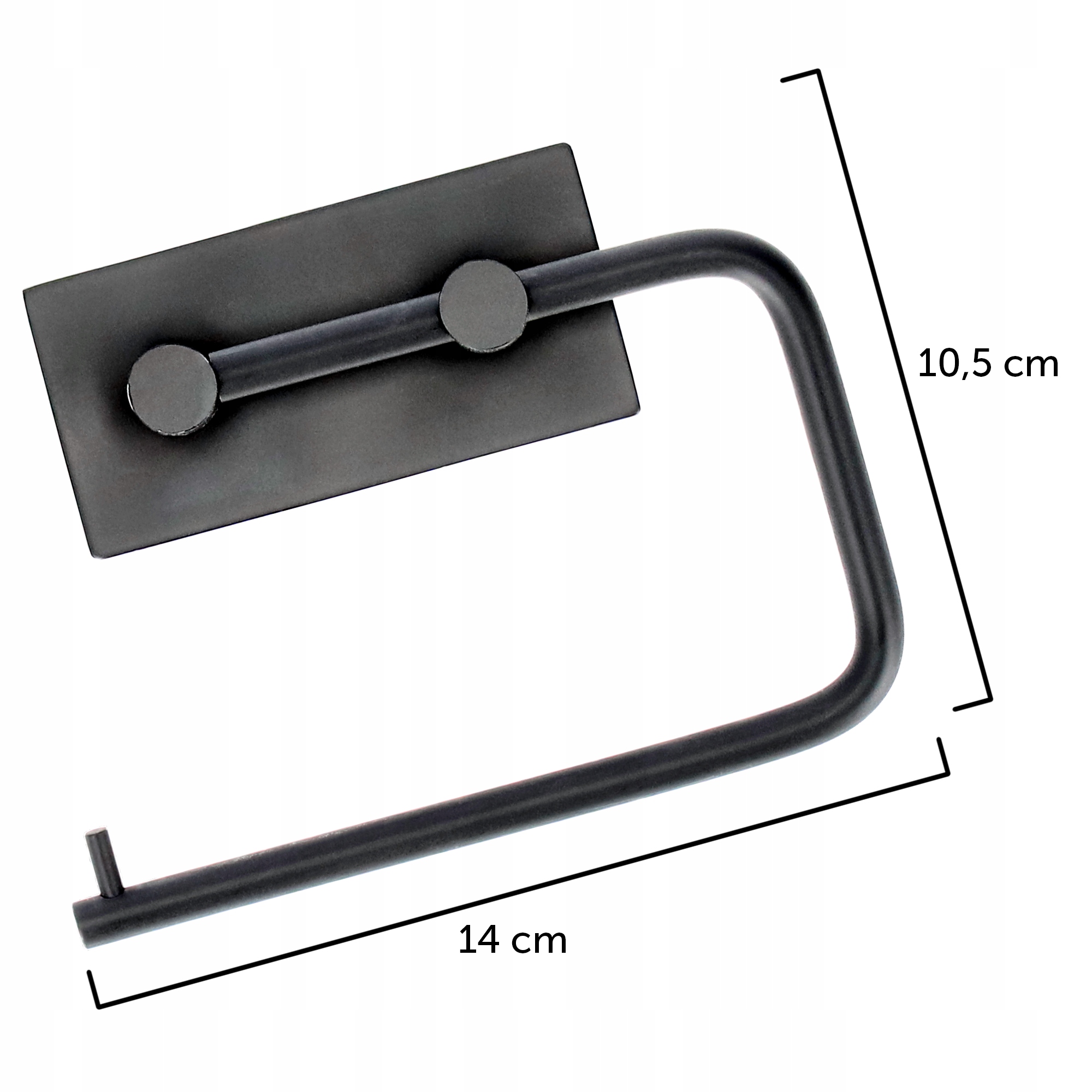 UCHWYT NA PAPIER TOALETOWY BEZ WIERCENIA STALOWY Kod producenta K1787