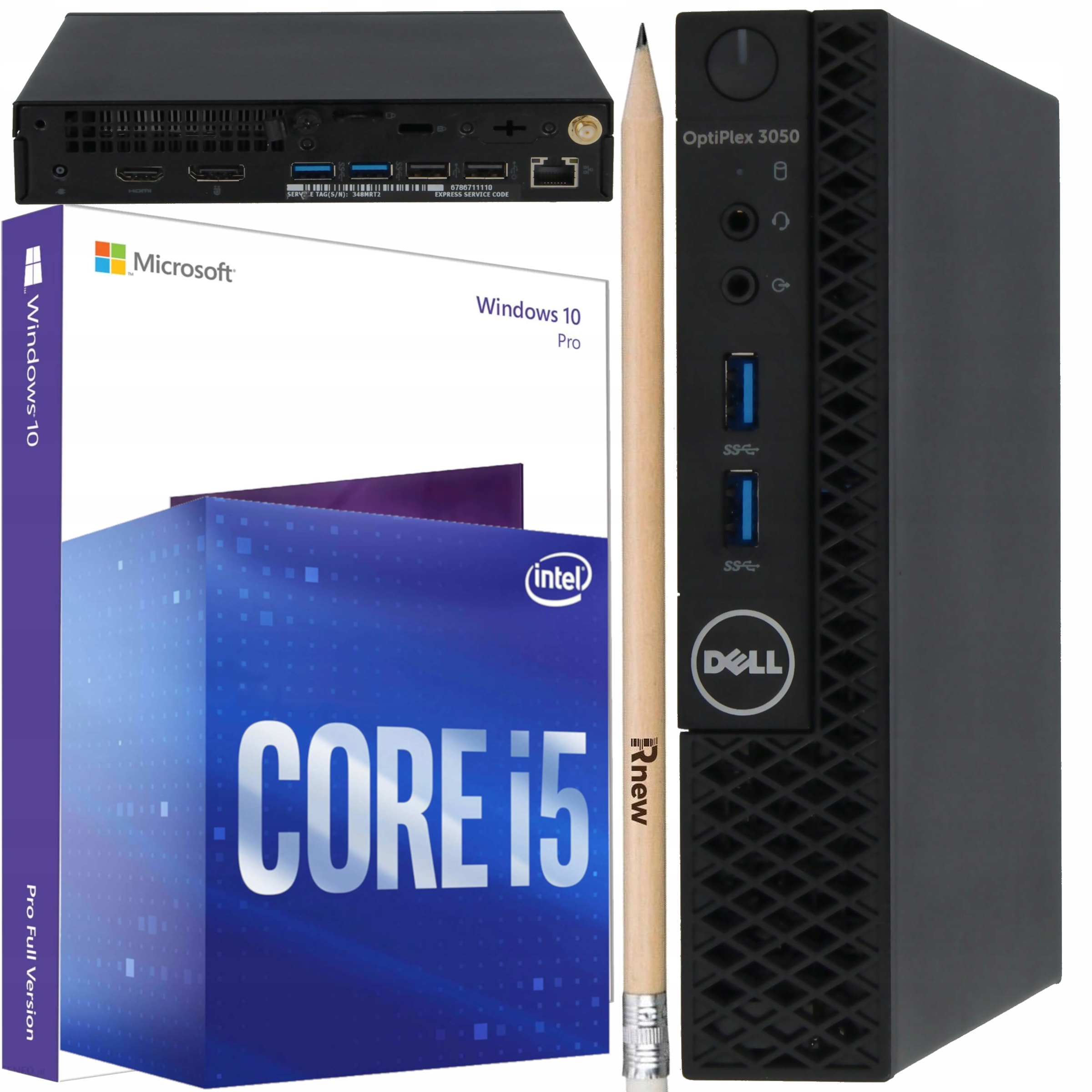 DELL Optiplex 3050 Micro i5-7500T 16 GB RAM 512 M.2 SSD Win10PRO