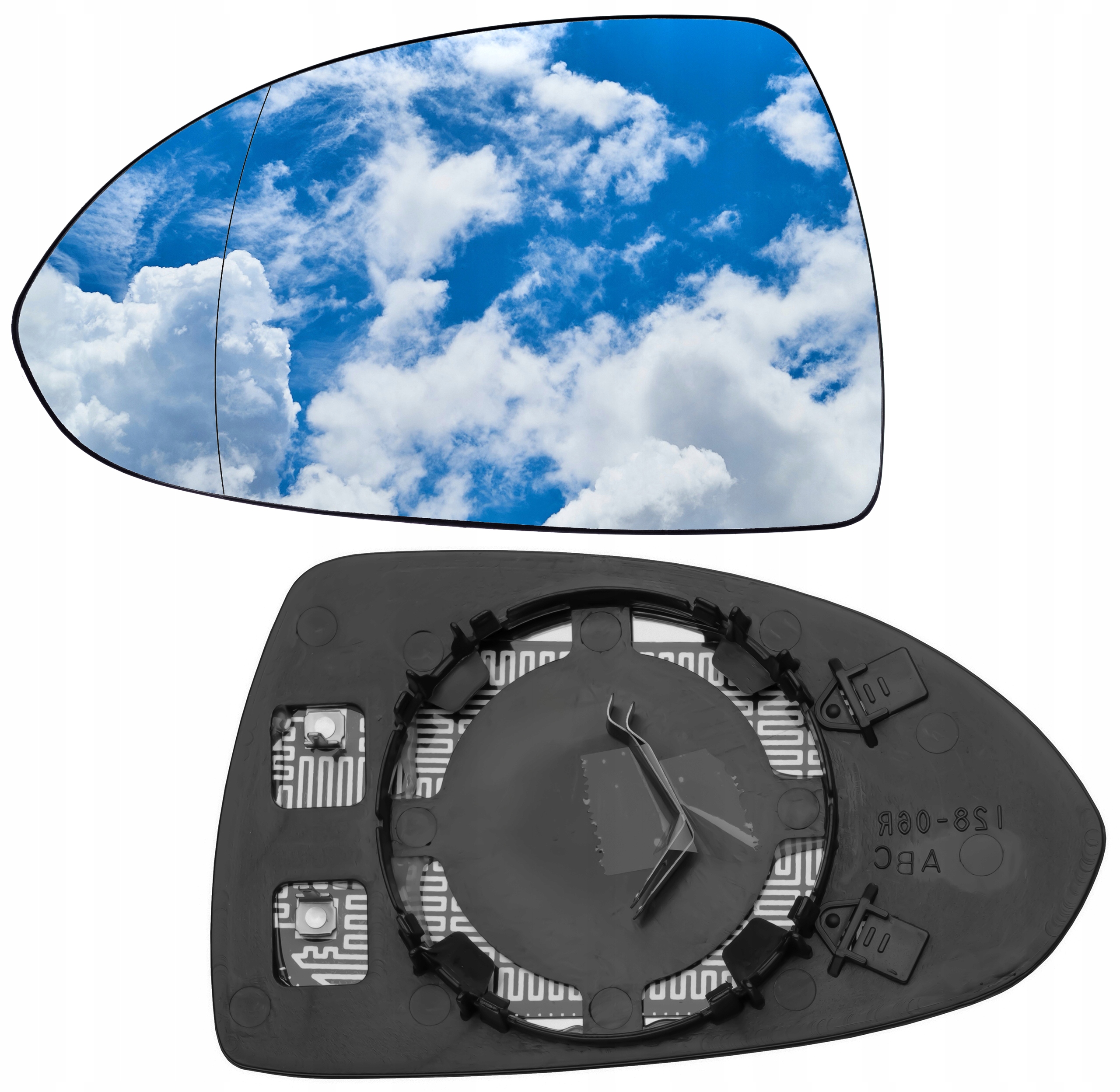 WKŁAD LUSTERKA LEWY OPEL CORSA D 2006-2014 E 2014-2020 Asf Sterowany