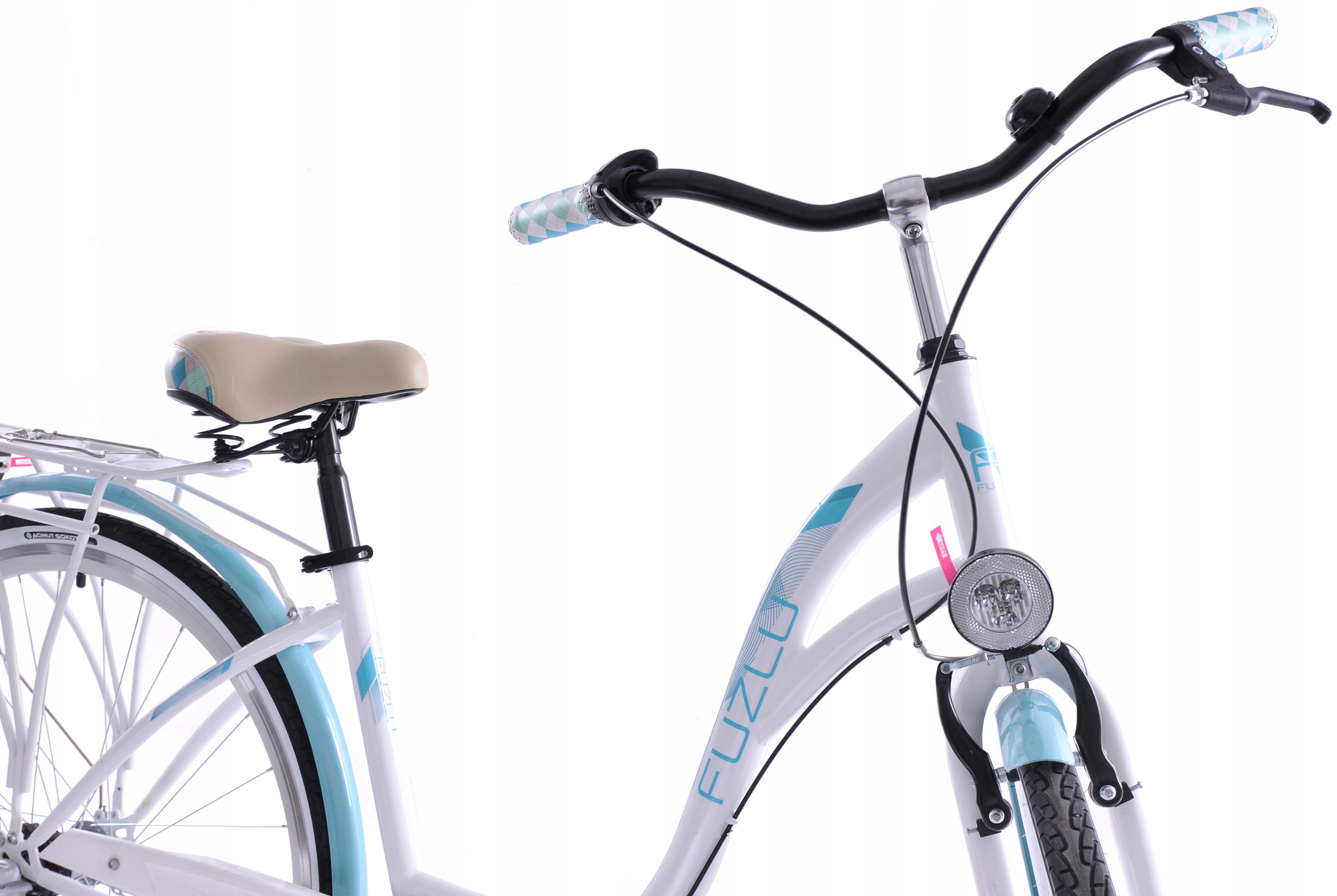 ROWER MIEJSKI 28 DAMSKI DAMKA FUZLU NEVADA 3S KOSZ Marka Fuzlu