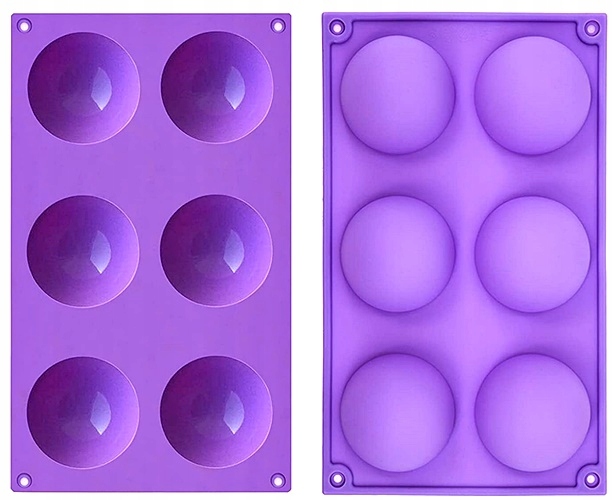 FORMA SILIKONOWA KULA KULE PÓŁKULE DUŻE 6szt