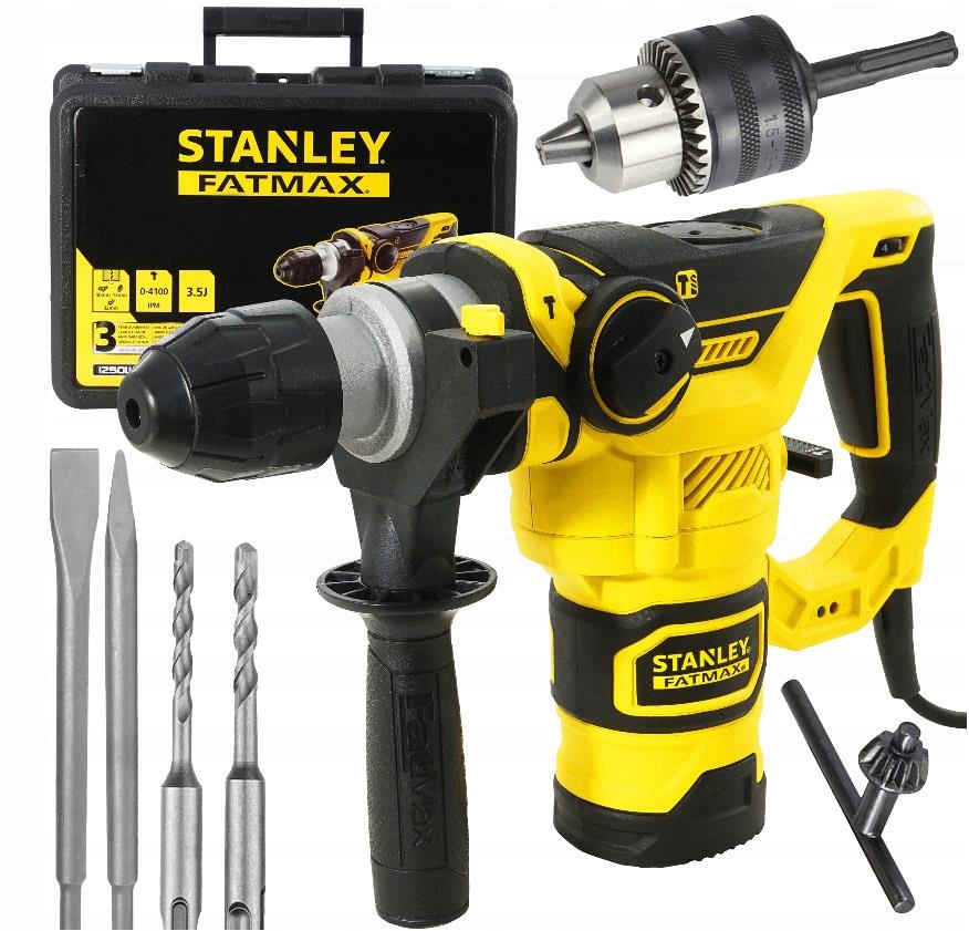 Stanley Vrtací A Kovací Kladivo Sds-plus 1250W 3,5J FME1250K
