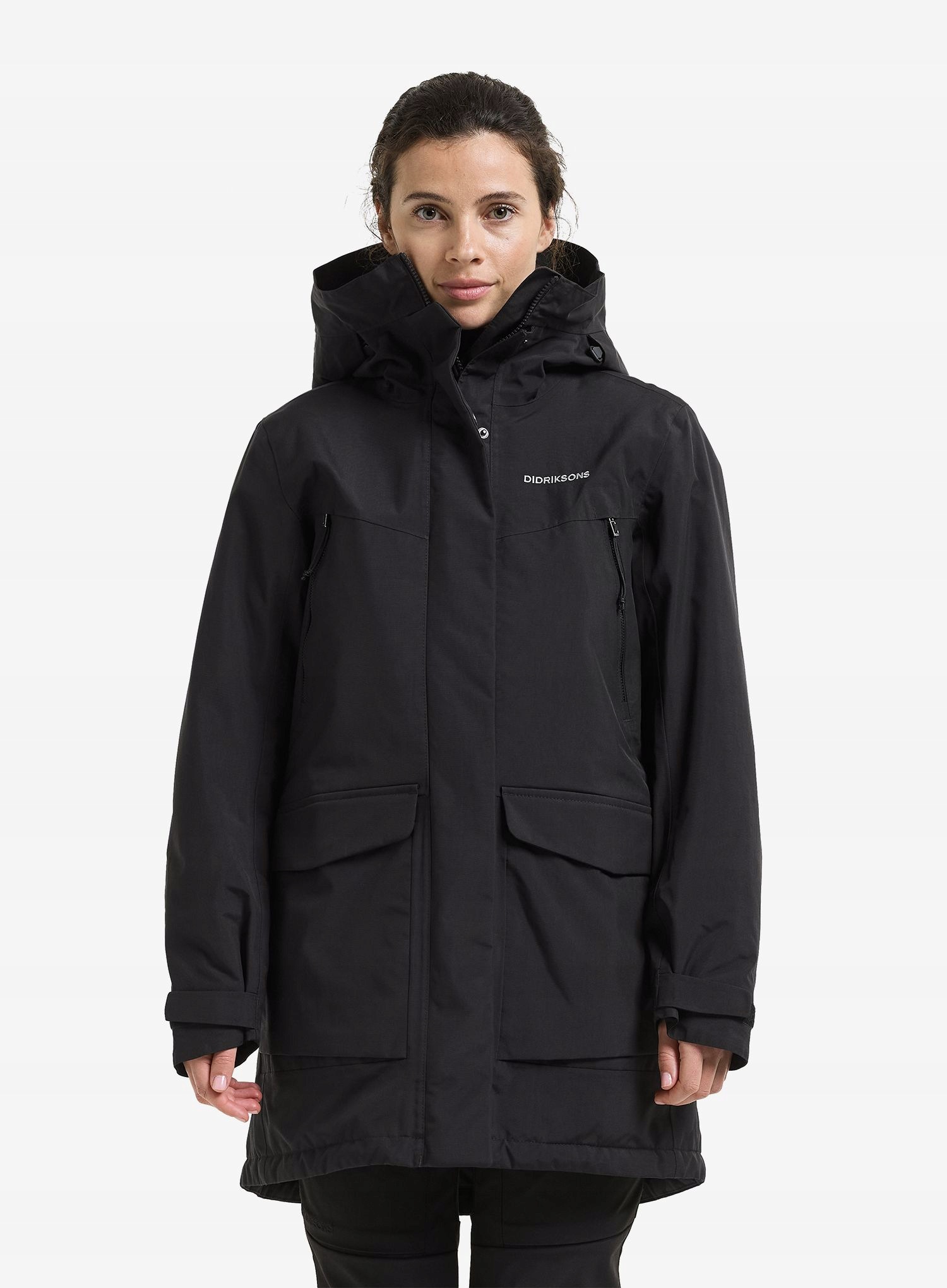 Dámská zimní parka Didriksons Felia Parka černá 40 (L)